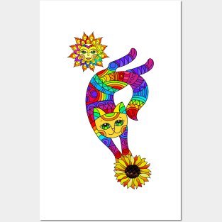 Sunny kitty Posters and Art